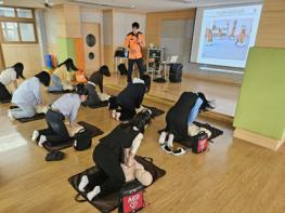 고양소방서, 학교 교직원 대상 심폐소생술 등 응급처치 교육  기사 이미지