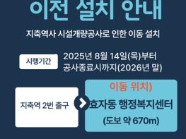 고양시, 지축역 무인도서 반납함 효자동 행정복지센터로 이전  기사 이미지