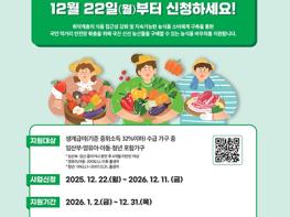 파주시, 2026년 농식품바우처 사업 확대 시행 기사 이미지