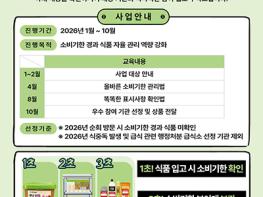 파주시 어린이·사회복지급식관리지원센터, 2026년‘소·확·행 (소비기한 확인 행동개시)’ 사업  기사 이미지
