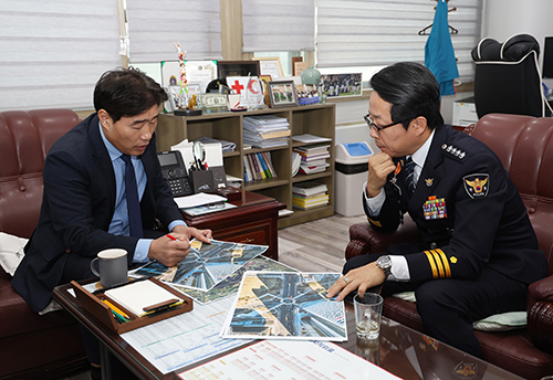 고양특례시의회 김운남 의장, 킨텍스 원형육교 하부 횡단보도 설치 심의 통과 환영