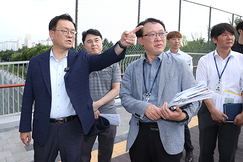 민경선 고양특례시장, 풍동2지구 도시개발사업 현장 점검… 기반시설 현안 직접 챙겨