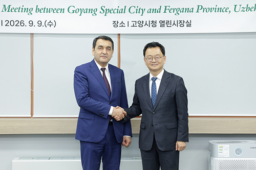 우즈베키스탄 페르가나주 주지사, 고양특례시 방문… 국제교류 협력 강화